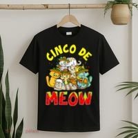 Cat Cinco De Meow Mayo Mexican Fiesta T-Shirt thumb 2