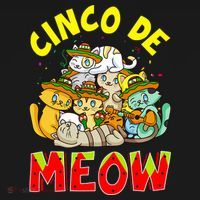 Cat Cinco De Meow Mayo Mexican Fiesta T-Shirt thumb 7