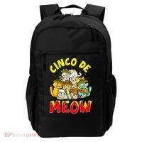 Cat Cinco De Meow Mayo Mexican Fiesta Backpack thumb 0