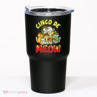 Cat Cinco De Meow Mayo Mexican Fiesta Tumbler thumb 0
