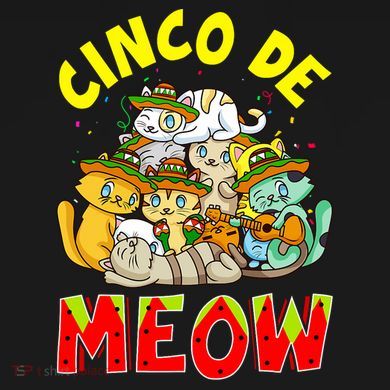 Cat Cinco De Meow Mayo Mexican Fiesta Tall Sweatshirt