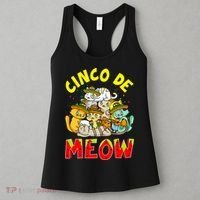 Cat Cinco De Meow Mayo Mexican Fiesta Women's Tank Top thumb 3