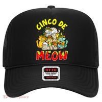 Cat Cinco De Meow Mayo Mexican Fiesta Hat thumb 0