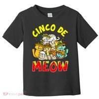 Cat Cinco De Meow Mayo Mexican Fiesta Toddler T-Shirt thumb 0