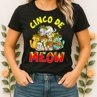 Cat Cinco De Meow Mayo Mexican Fiesta Women's T-Shirt thumb 2