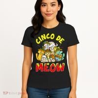 Cat Cinco De Meow Mayo Mexican Fiesta Women's T-Shirt thumb 4