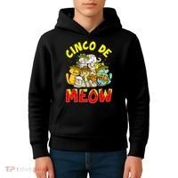 Cat Cinco De Meow Mayo Mexican Fiesta Kids Hoodie thumb 4