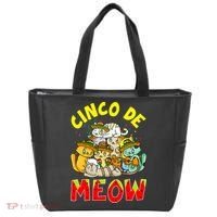 Cat Cinco De Meow Mayo Mexican Fiesta Tote Bag thumb 0
