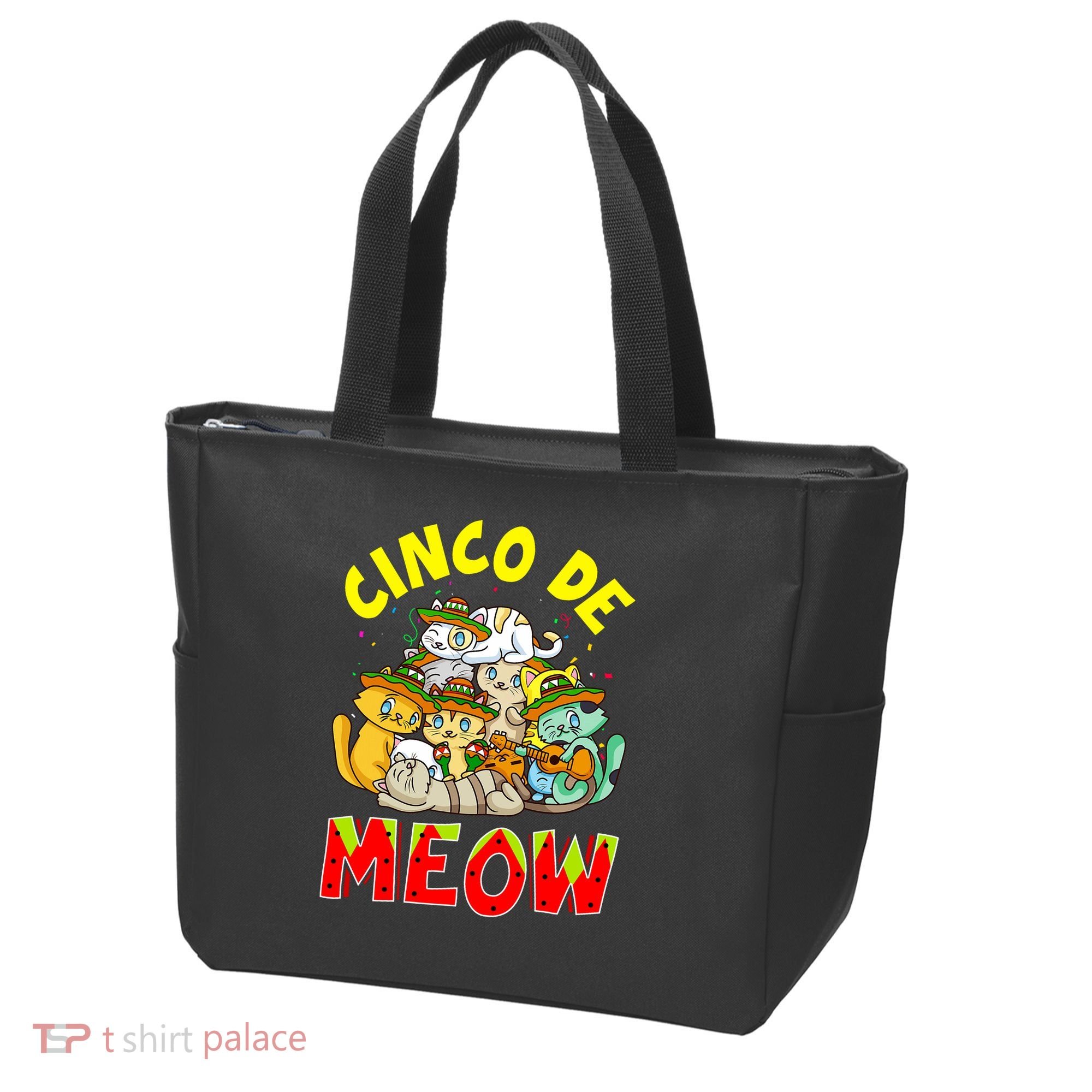 Cat Cinco De Meow Mayo Mexican Fiesta Tote Bag