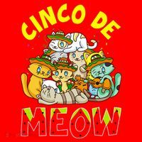 Cat Cinco De Meow Mayo Mexican Fiesta Santa Hat thumb 1