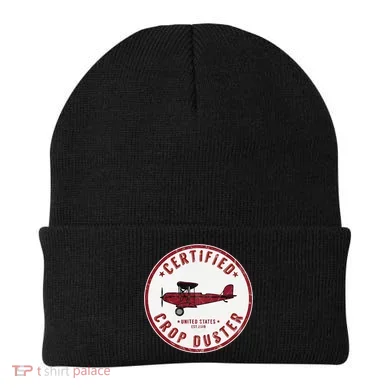 Certified Crop Duster Planes And Aerial Beanie