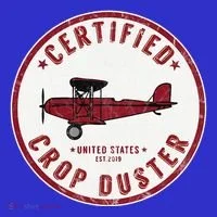 Certified Crop Duster Planes And Aerial Hoodie thumb 2