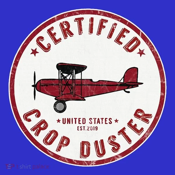 Certified Crop Duster Planes And Aerial Hoodie