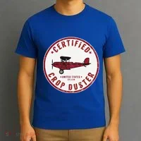 Certified Crop Duster Planes And Aerial T-Shirt thumb 3