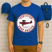 Certified Crop Duster Planes And Aerial T-Shirt thumb 6