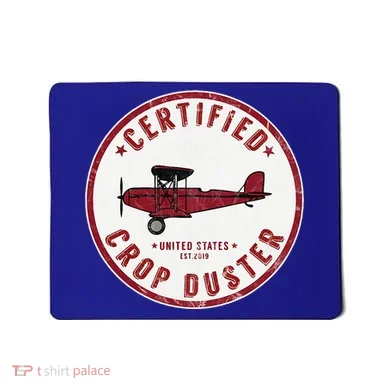 Certified Crop Duster Planes And Aerial Mousepad