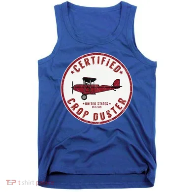 Certified Crop Duster Planes And Aerial Tank Top