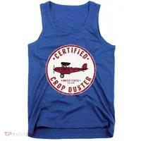 Certified Crop Duster Planes And Aerial Tank Top thumb 0