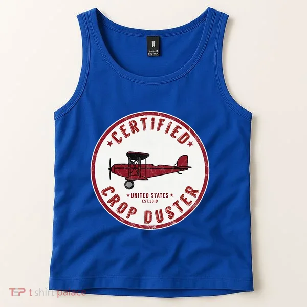 Certified Crop Duster Planes And Aerial Tank Top