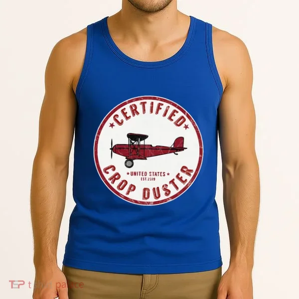 Certified Crop Duster Planes And Aerial Tank Top