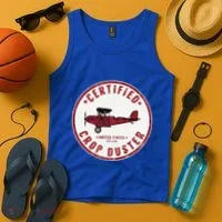 Certified Crop Duster Planes And Aerial Tank Top thumb 4