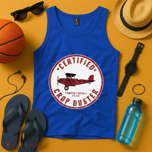 Certified Crop Duster Planes And Aerial Tank Top