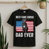 Cane Corso Dad USA American Flag Cane Corso Dog Lover Owner T-Shirt thumb 2