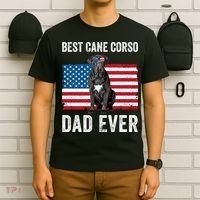 Cane Corso Dad USA American Flag Cane Corso Dog Lover Owner T-Shirt thumb 6