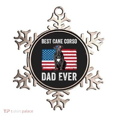 Cane Corso Dad USA American Flag Cane Corso Dog Lover Owner Ornament