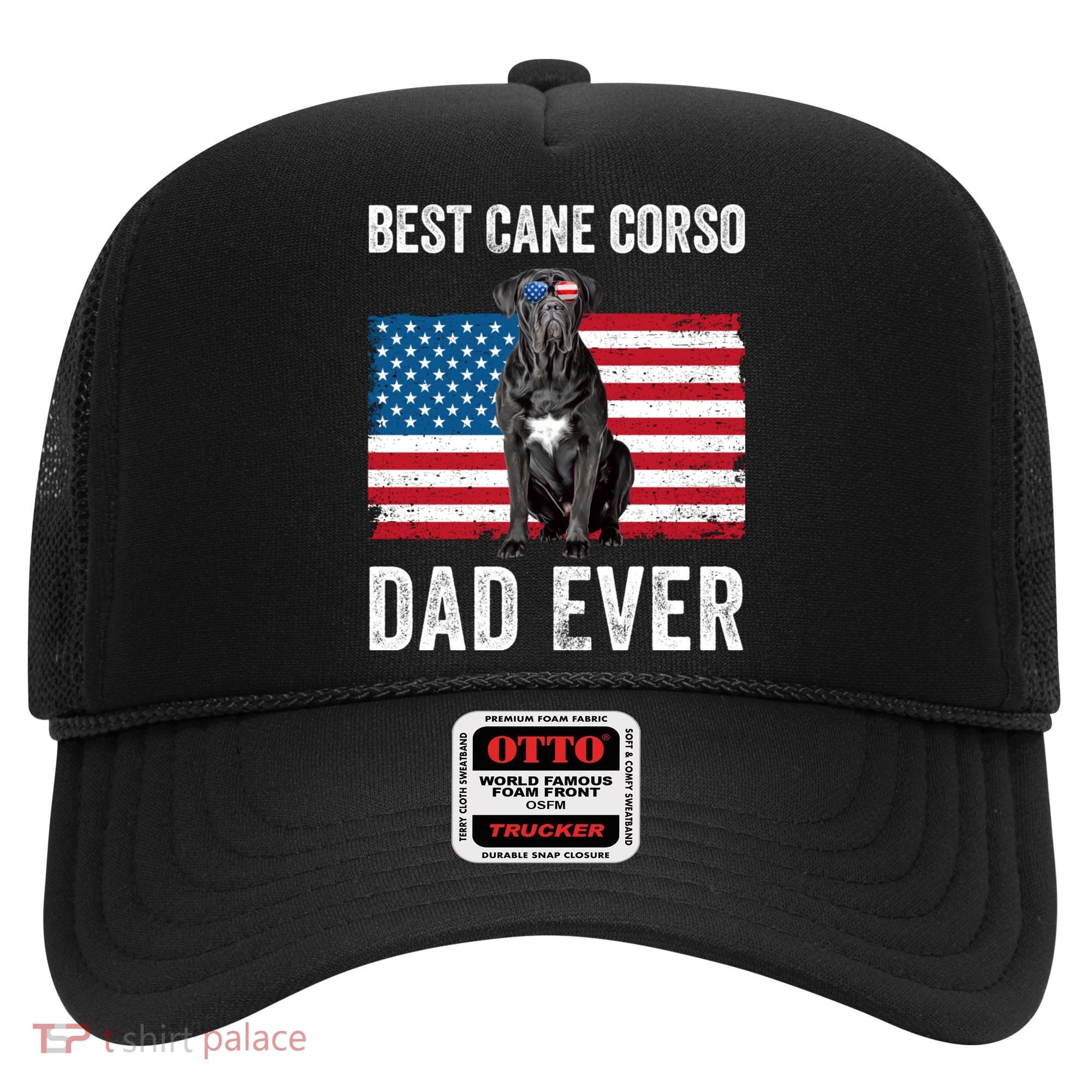 Cane Corso Dad USA American Flag Cane Corso Dog Lover Owner Hat