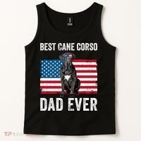 Cane Corso Dad USA American Flag Cane Corso Dog Lover Owner Tank Top thumb 2