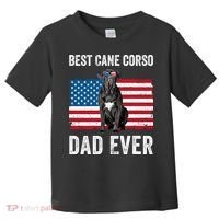 Cane Corso Dad USA American Flag Cane Corso Dog Lover Owner Toddler T-Shirt thumb 0