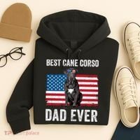 Cane Corso Dad USA American Flag Cane Corso Dog Lover Owner Hoodie thumb 4