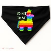 Costume Cinco De Mayo Funny Ideas I'd Hit That Pinata USA-Made Doggie Bandana thumb 0