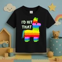 Costume Cinco De Mayo Funny Ideas I'd Hit That Pinata Toddler T-Shirt thumb 3