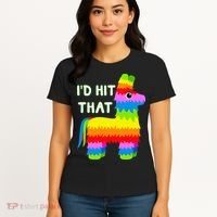 Costume Cinco De Mayo Funny Ideas I'd Hit That Pinata Women's T-Shirt thumb 4