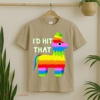 Costume Cinco De Mayo Funny Ideas I'd Hit That Pinata T-Shirt thumb 2