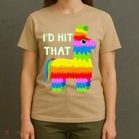 Costume Cinco De Mayo Funny Ideas I'd Hit That Pinata T-Shirt thumb 4