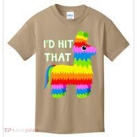 Costume Cinco De Mayo Funny Ideas I'd Hit That Pinata Kids T-Shirt thumb 0