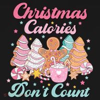 Christmas Calories Dont Count Funny Holiday Apron thumb 3
