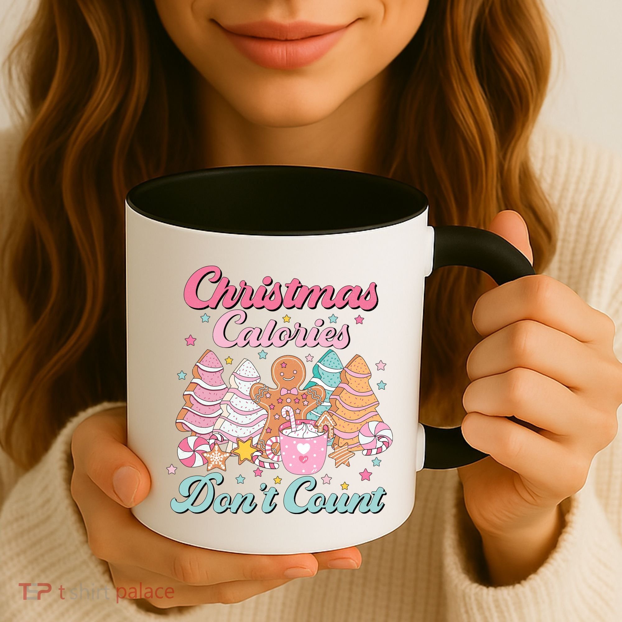 Christmas Calories Dont Count Funny Holiday Coffee Mug