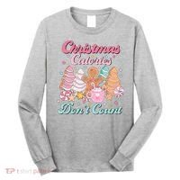 Christmas Calories Dont Count Funny Holiday Long Sleeve Shirt thumb 0