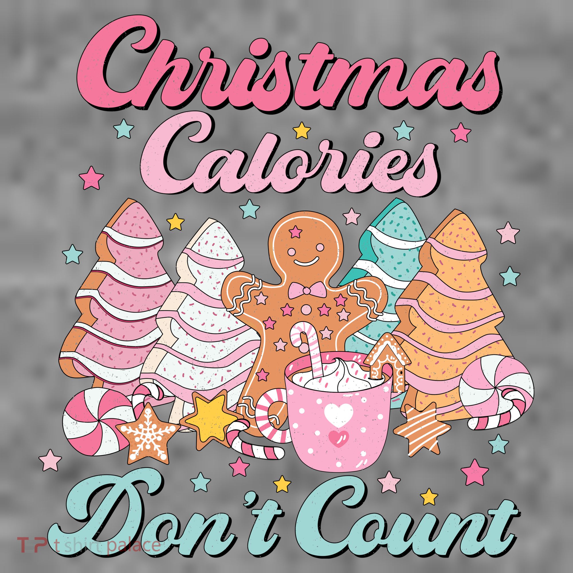 Christmas Calories Dont Count Funny Holiday Long Sleeve Shirt