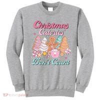 Christmas Calories Dont Count Funny Holiday Sweatshirt thumb 0
