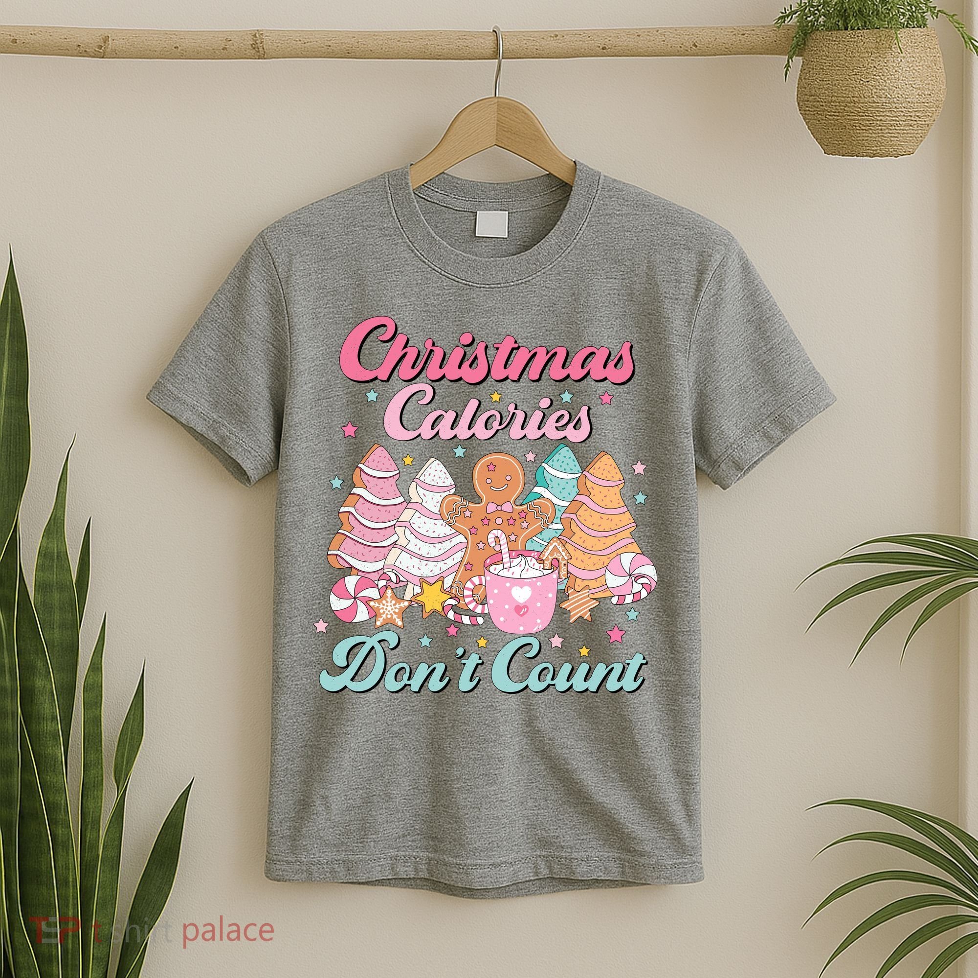 Christmas Calories Dont Count Funny Holiday T-Shirt