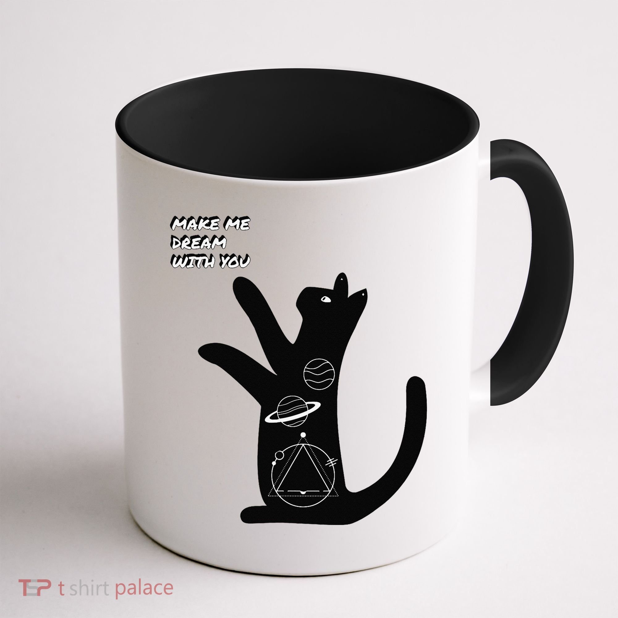 Cosmic Cat Dream Make Me Dream With You Coffee Mug