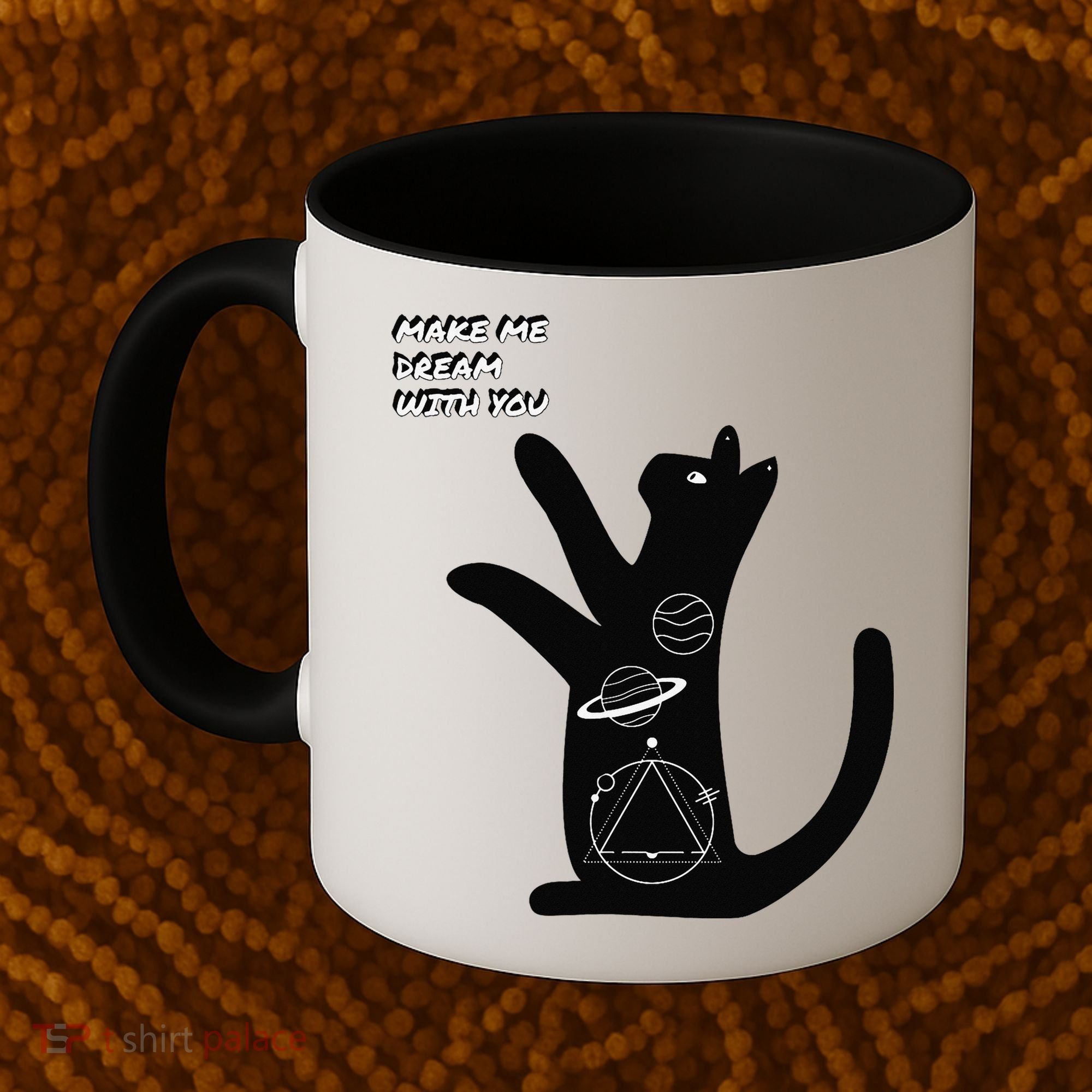 Cosmic Cat Dream Make Me Dream With You Coffee Mug