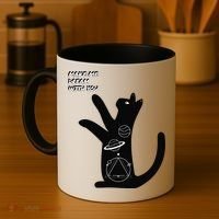 Cosmic Cat Dream Make Me Dream With You Coffee Mug thumb 4