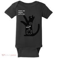 Cosmic Cat Dream Make Me Dream With You Baby Bodysuit thumb 0