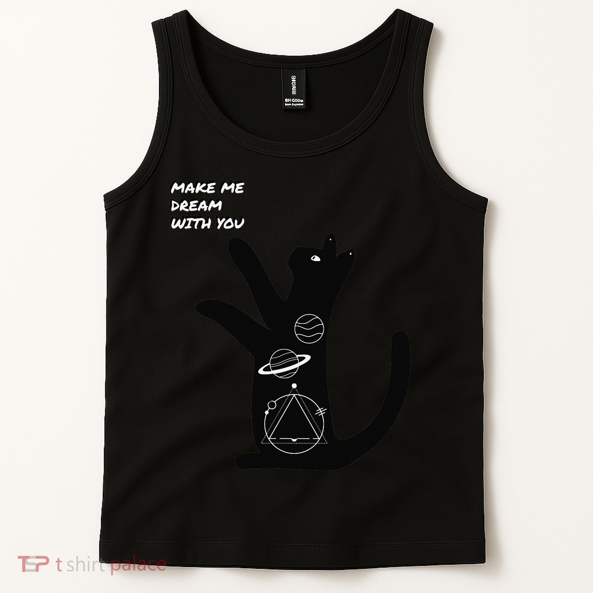 Cosmic Cat Dream Make Me Dream With You Tank Top
